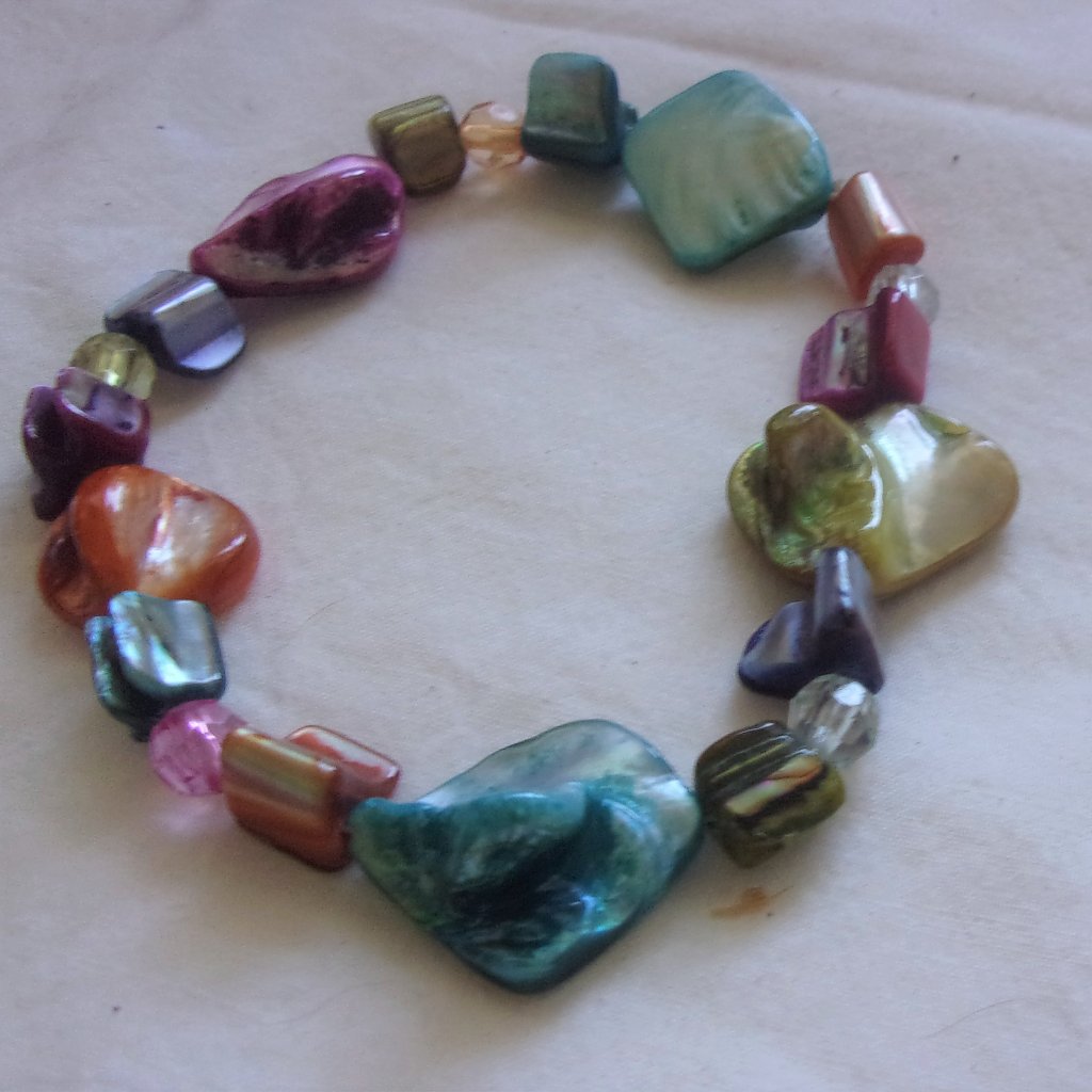 Rainbow Shell Bracelet